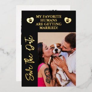 My Humans Are Getting Married Dog Photo Wedding
