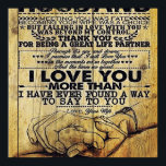 My Husband Birthday Gift | Letter For Husband | Poster<br><div class="desc">It's a personalized perfect gift for him, your dad, your husband, your boyfriend. It's ideal gifts for all seasons. These products are great for a picnic at the park, snuggling, relaxing on the sofa, wall decoration for home or as a stylish bedspread. Festival gift; Holiday gift St, Mother's Day, Father's...</div>