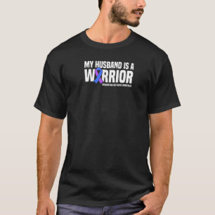 My Husband Is A Warrior Rheumatoid Arthritis Aware T-Shirt