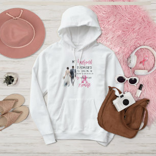 My Husband Promised to Love Me Pink Breast Cancer Hoodie