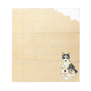 My Husky Ate my Homework Notepad