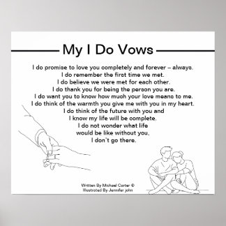 My I Do Vows__Poster Poster
