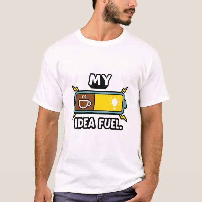 My Idea Fuel – Coffee Powered Electrical Engineer T-Shirt (Front)