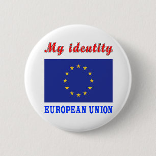 My Identity European Union 2 Inch Round Button