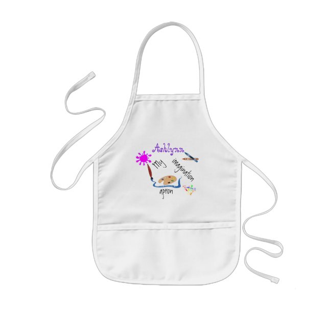 My imagination apron - Personalized (Front)