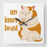 My inner beast lazy fat cat motivational quote