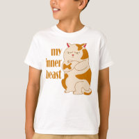 My inner beast lazy fat cat motivational quote