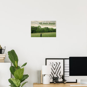 "My inner beauty" Motivation Affirmation Poster