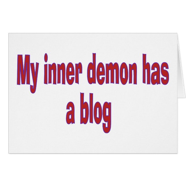 My inner demon has a blog (Front Horizontal)