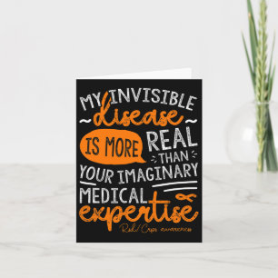 My Invisible Disease Is Real Card