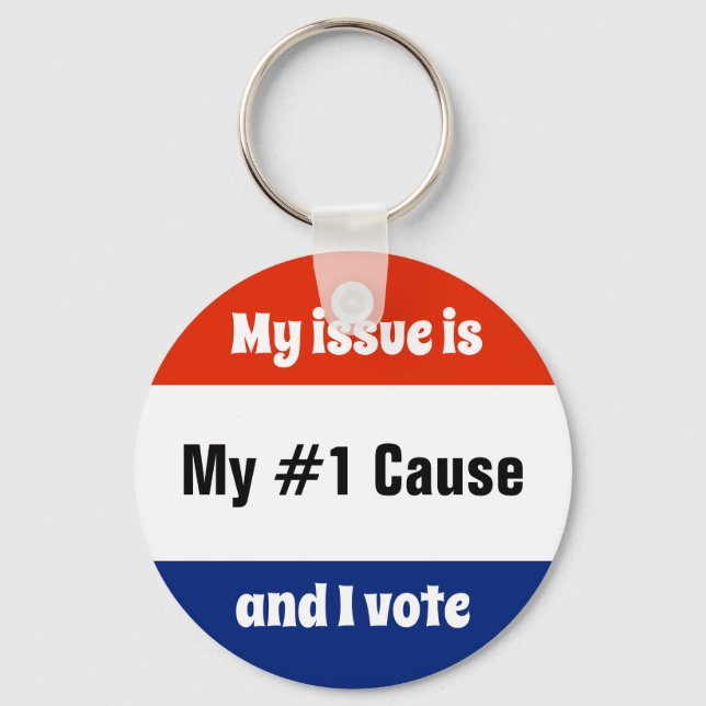 My Issue Election Voter Keychain (Front)