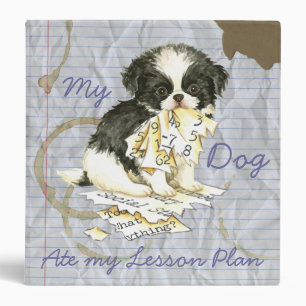 My Japanese Chin Ate my Lesson Plan Binder