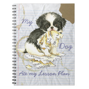 My Japanese Chin Ate my Lesson Plan Notebook