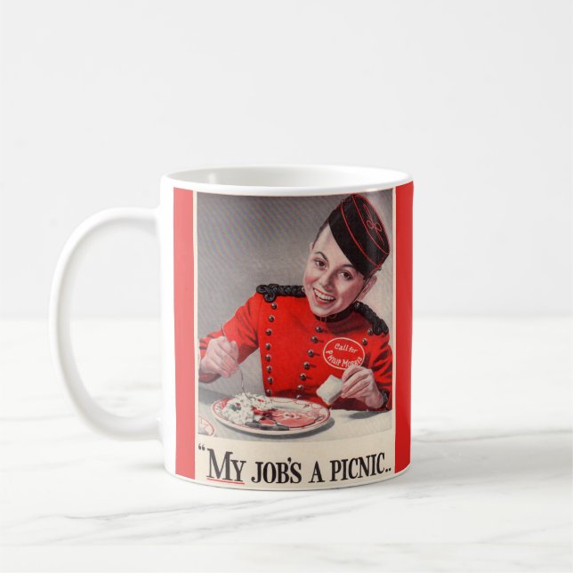 My Job's a Picnic Coffee Mug (Left)