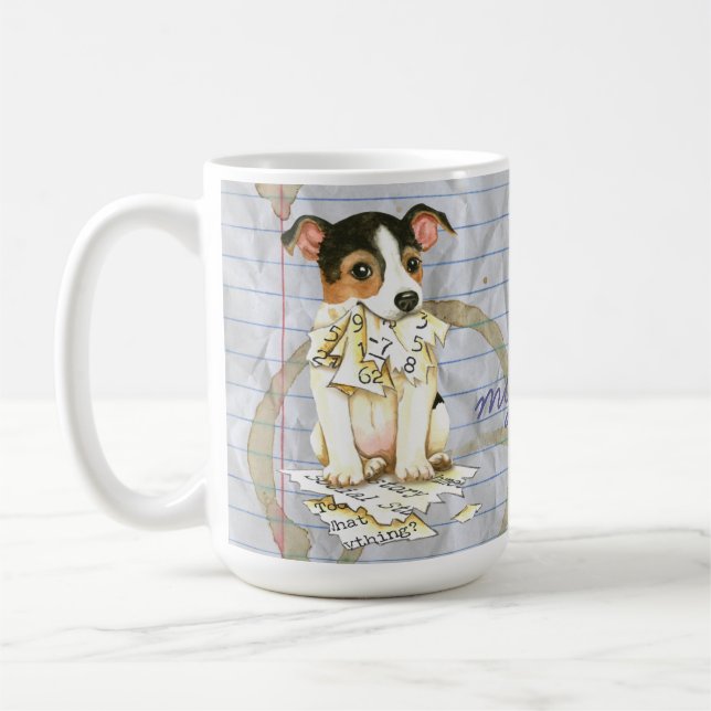 My JRT Ate my Lesson Plan Coffee Mug (Left)