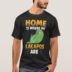 My Kakapo is my home New Zealand Parrot Kakapo T-Shirt
