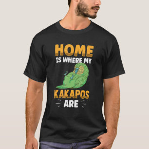 My Kakapo is my home New Zealand Parrot Kakapo T-Shirt