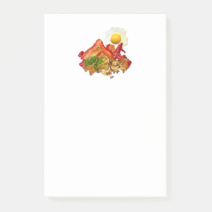 My Ketchup Gone Squatchin for Bacon Breakfast Post-it Notes
