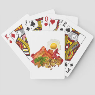 My Ketchup Gone Squatchin for Bacon Decor Playing Cards