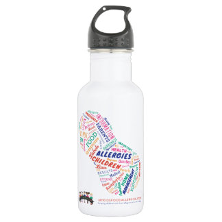 My Kid's Food Allergies Water Bottle