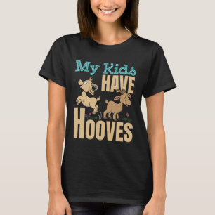 My Kids Have Hooves Goat Mom Dad Parent T-Shirt