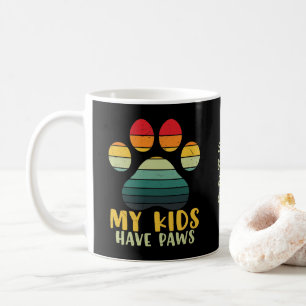 My Kids Have Paws Personalized Coffee Mug