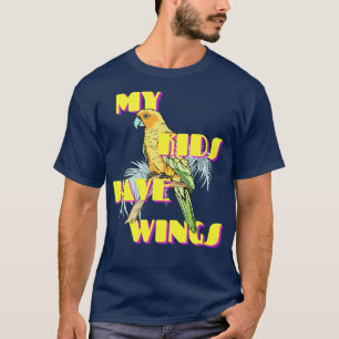 My Kids Have Wings Cockatiel Mom Dad Parent T-Shirt