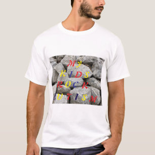 My Kids Rock Autism T shirt 