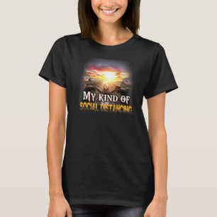 My Kind Of Social Distancing Motorcycle Biker Quot T-Shirt