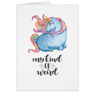 My Kind of Weird Blue Unicorn