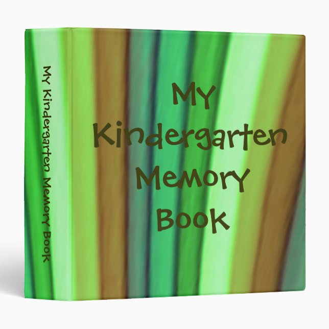 My Kindergarten Memory Book Binder (Front/Spine)