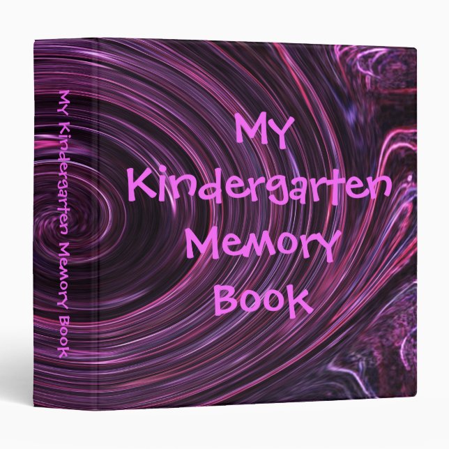 My Kindergarten Memory Book by Janz Binder (Front/Spine)