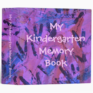 My Kindergarten Memory Book by Janz Violet Artwork Binder