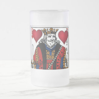 My King of Hearts Frosted Glazed Mug