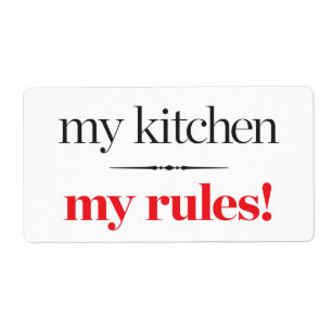 My Kitchen, My Rules