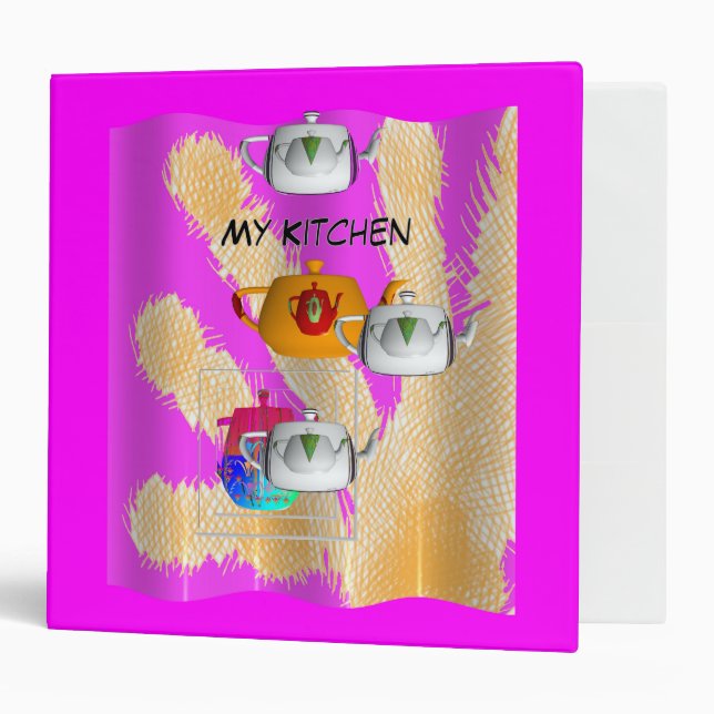 My Kitchen Recipe  Binder (Front/Inside)