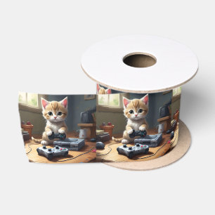 My Kitten The Expert Gamer, Satin Ribbon