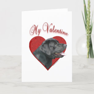My Labrador Retriever Valentine Holiday Card