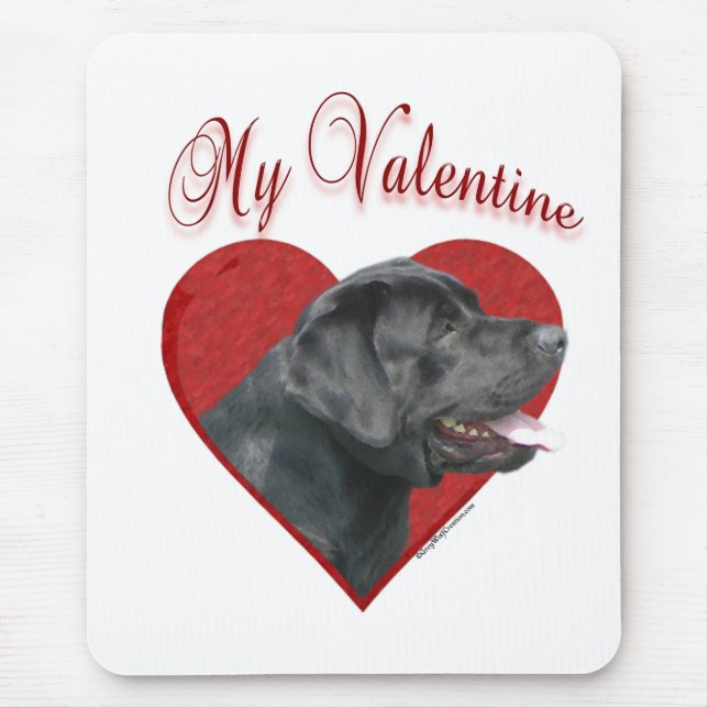 My Labrador Retriever Valentine Mouse Pad (Front)