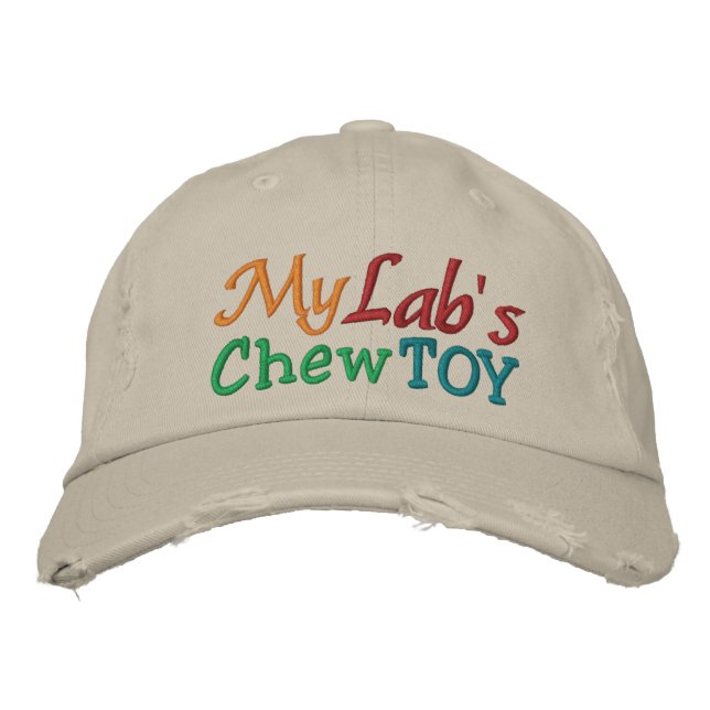 My Lab's Chew Toy Cap by SRF (Front)