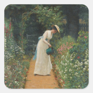 My Lady’s Garden Leighton Square Sticker