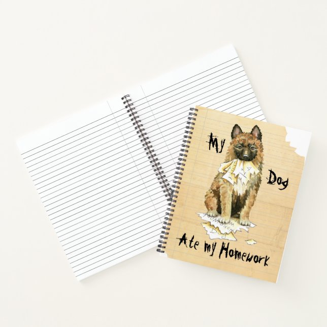 My Laekenois  Ate My Homework Notebook (Inside)