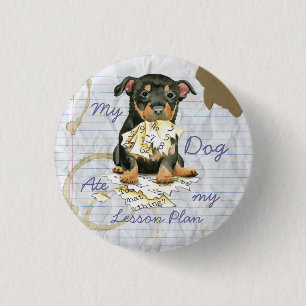 My Lancashire Heeler Ate My Lesson Plan 1 Inch Round Button