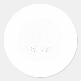 My Last First Day Of Elementary School Back To Sch Classic Round Sticker