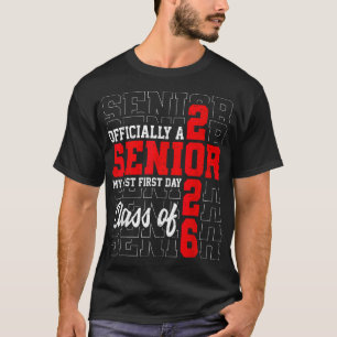 My Last First Day Senior 2026 Back To School Boys  T-Shirt