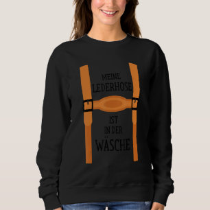My leather trousers are traditional in the underwe sweatshirt