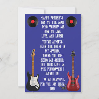 My Libra dad Holiday Card