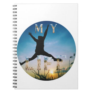 My Life – Inspirational Nature Design Spiral Photo Notebook