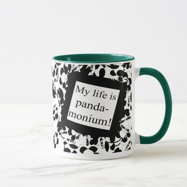 My life is panda-monium mug (Right)