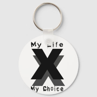my life my choice keychain